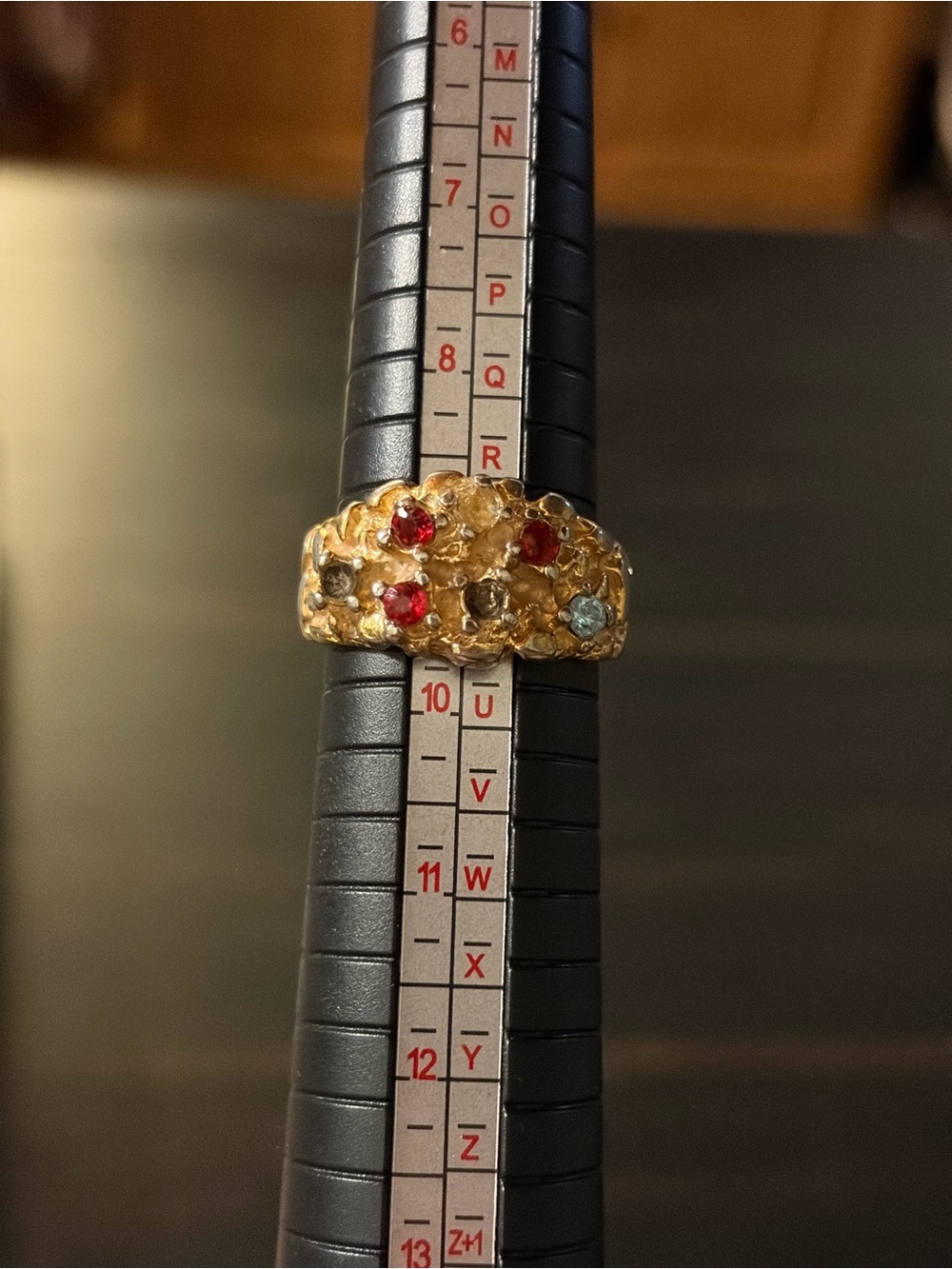 Vintage 14 kt Gold Filled Ring - Gold Cluster Ring